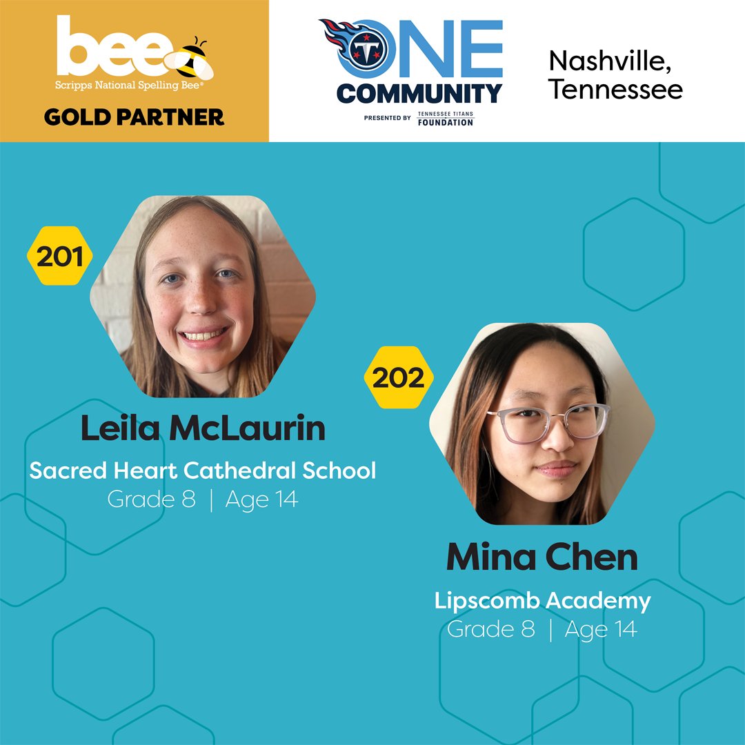 Woo hoo! Adi, Tarini, Eli, Leila and Mina are headed to the Bee! 🐝 #spellingbee Grateful for our Regional Partners who support these splendid spellers: @SCLSNJ – Sweet Success ATX – Sweetwater County BOCES – @Titans