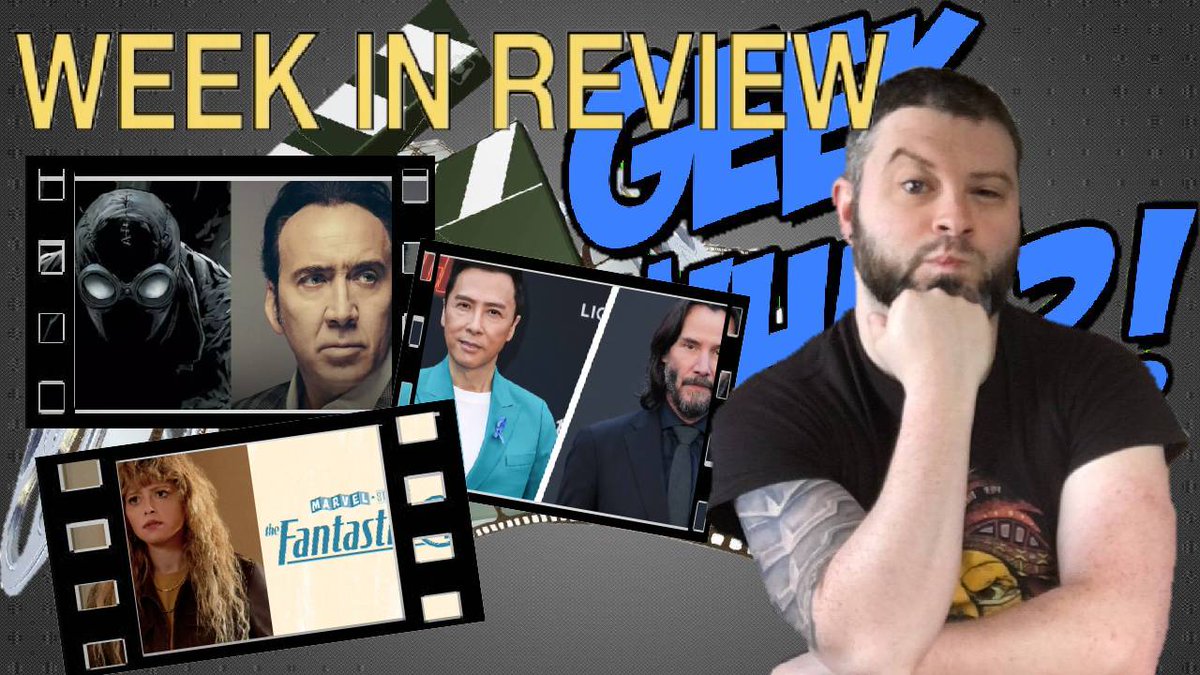 Hey nerds! 👋🤓I just posted my #WeekInReview this week!

- #NicolasCage to star in the live-action #SpidermanNior series for #PrimeVideo

- #JohnWick’ Spinoff Starring #DonnieYen’s Caine

- #NatashaLyonne Joins #Marvel’s #TheFantasticFour Movie

youtu.be/eCLCMlZSbok