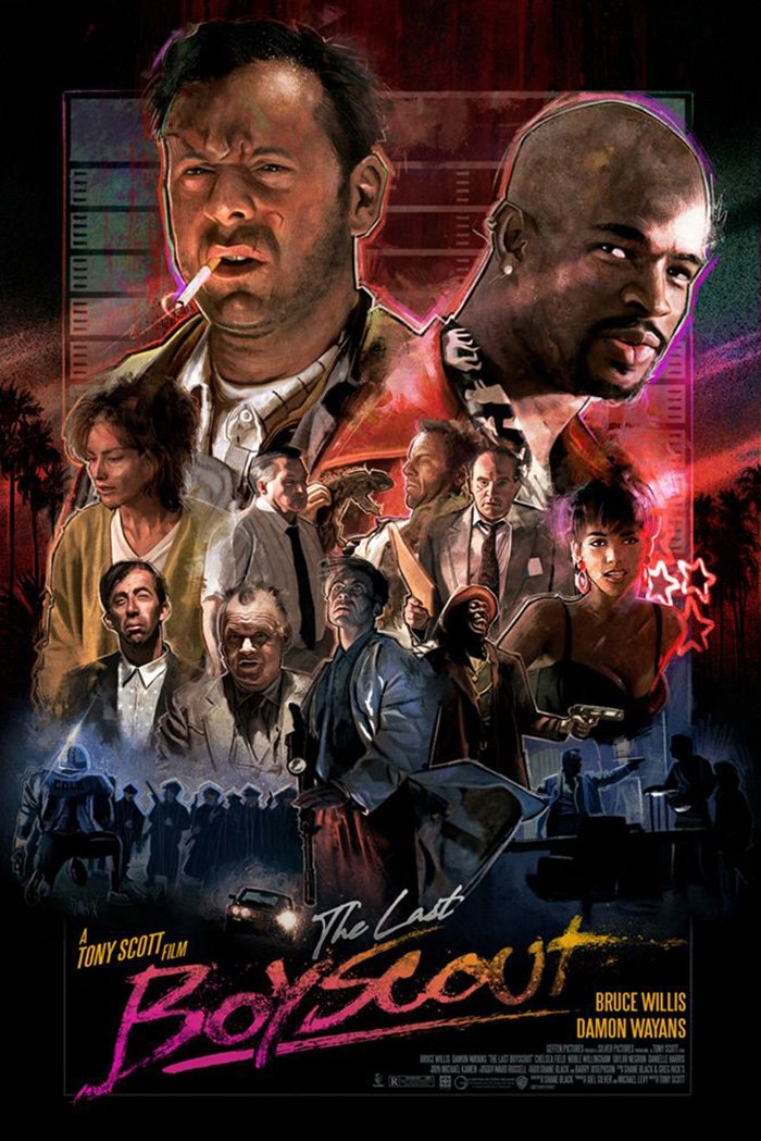 RetroReminiscer's tweet image. The Last Boy Scout (1991) 
Art by Derek Zimmerman.