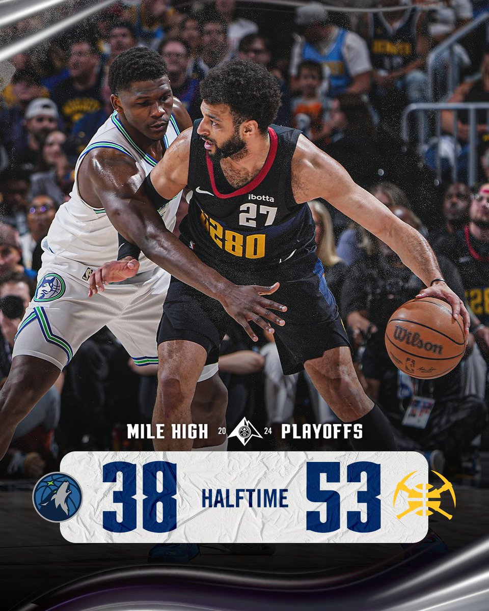 Halftime at Ball 

#MileHighPlayoffs | #Road2Gold