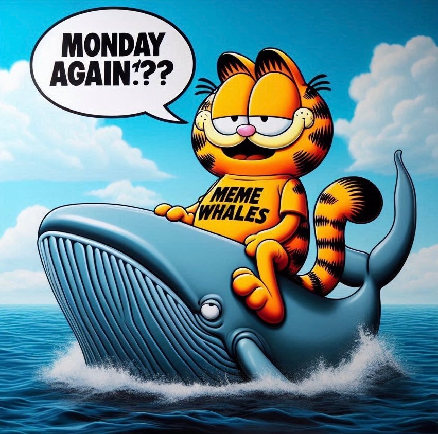 🐳Greetings Cetaceans🐳 Another week is upon us, another chance to show how resilient we are 🔥 Some cats don’t like Mondays, some cats do 😼 (Hint : @Neko_onbase) No matter where you are, just do your best every day and stay real ❤️ Phwaaaaargh!!! 👊😎