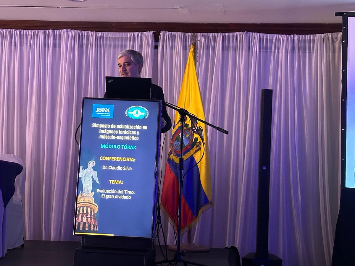 What a wonderful opportunity to speak at the Simposium organized by @RSNA 's Global Learning Center at Quito! It is great to see how the program has flourished in these 3 years, allowing innovation and growing as an educational hub in the region. That is what IMPACT looks like!!