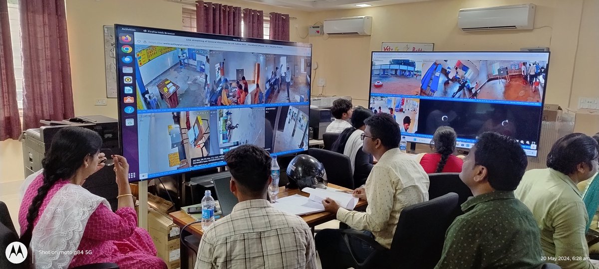 ceojharkhand's tweet photo. All arrangements have been done..!
#MockPollStarted #Phase5
#CloseMonitoring #WebCasting 
@ECISVEEP @SpokespersonECI https://t.co/OC5hg0hldV
