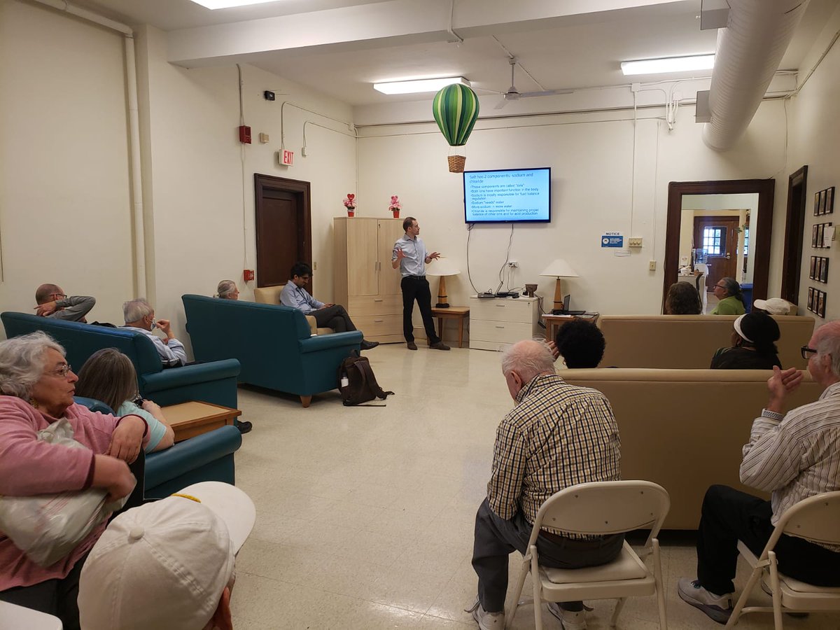 WilliamLaband's tweet image. The average American consumes >3.4g of salt a day, with a significant proportion hidden in processed foods. We highlighted this to local residents and reviewed the AHA recommendations during this months community outreach event @AHAScience @AmericanHeartMA