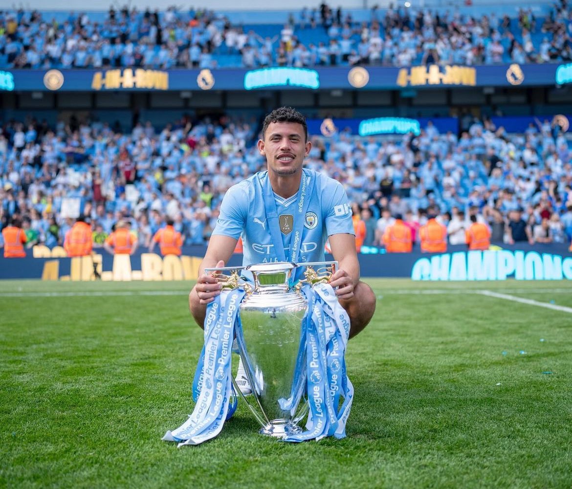 Matheus Nunes venceu a Premier League 💚