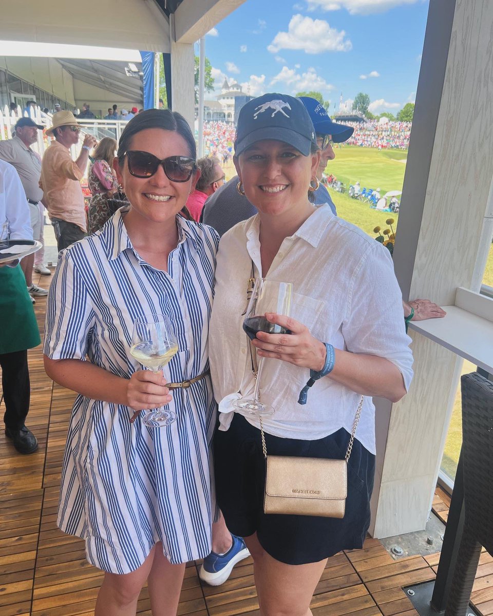 AliKick72's tweet photo. My two worlds collided today and it was the perfect Sunday! 🐎⛳️ #pgachampionship https://t.co/RFStlN3Eli