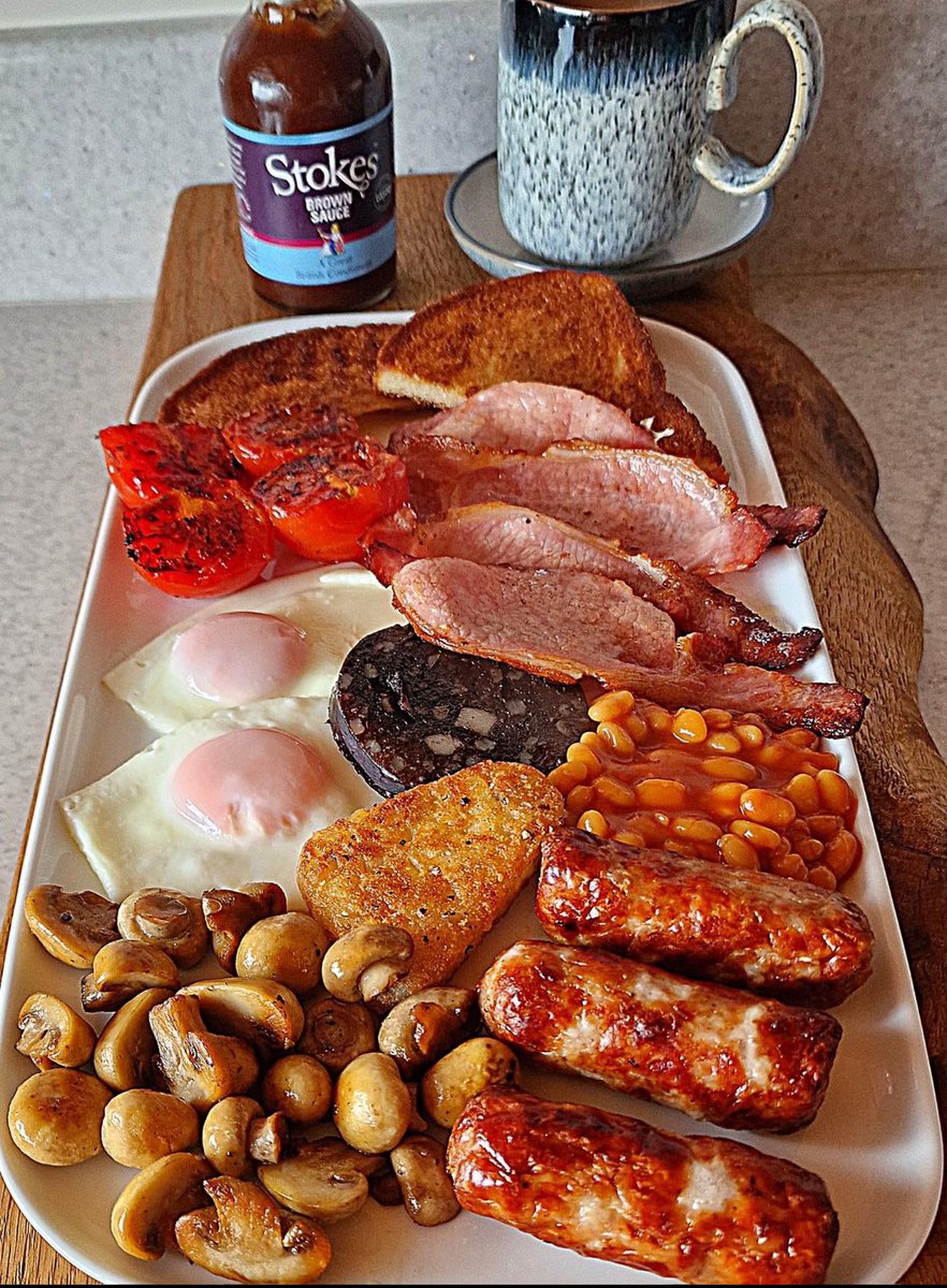Good Morning. Fearless needs this big brekkie NOW! #bigbreakfast #breakfast