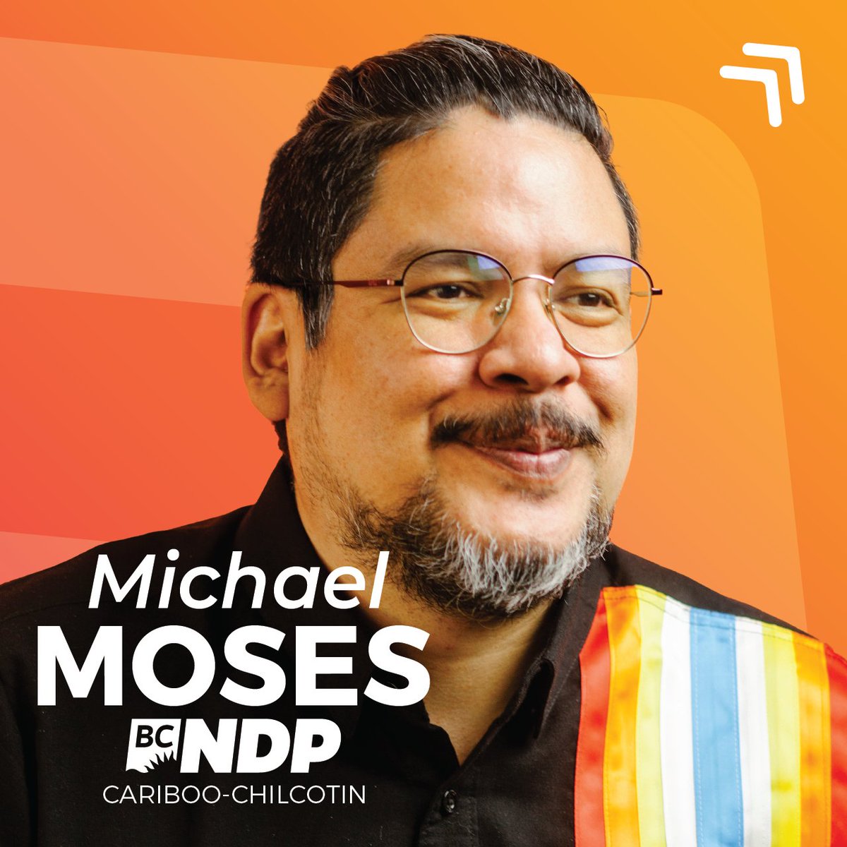 Join us in welcoming Michael Moses, our BC NDP candidate in Cariboo-Chilcotin. Michael is a Williams Lake city councillor, a member of the Lower Nicola Indian Band, and is dedicated to making his community a better place for people to live and thrive. Welcome, @MichaelMosesWL!
