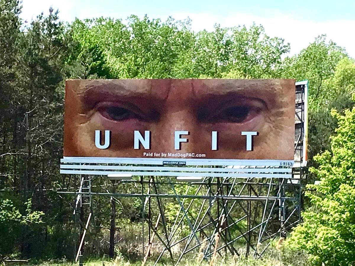 Look what we have here…👇 A brand new Billboard up in Michigan just north of Birch Run on I-75. #Unfit