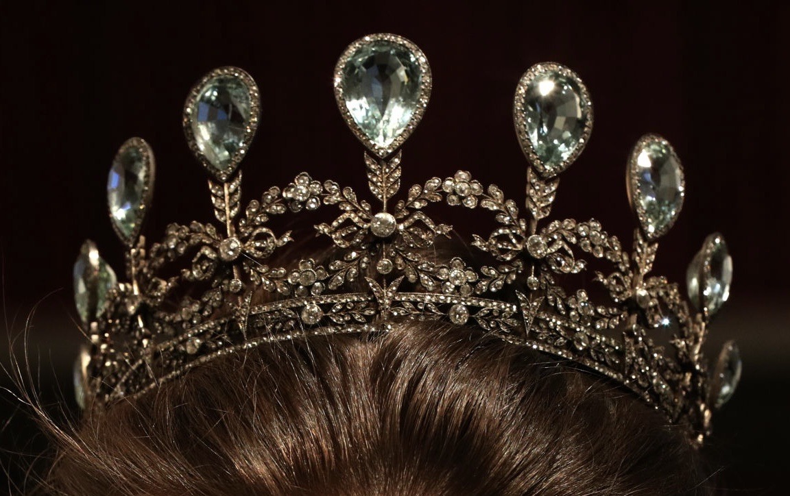 Fabergé aquamarine and diamond tiara, 1904