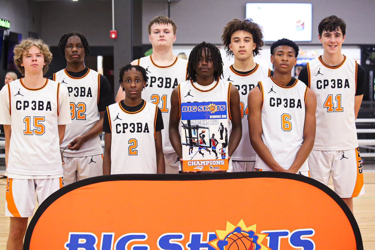 BIG SH🏀TS (@bigshotsglobal) on Twitter photo #BIGSHOTS #CarolinaLive
🏆 14U SLAM CHAMPIONSHIP🏆
Champions: <a href="/CP3BBallAcademy/">CP3BasketballAcademy</a> 60
MVP: Grant Duggins 17
MVP: Brayden Ragland 13
Runner Up: ACTS Elite 29
Kaden McLean 9 #BIGSHOTS #CarolinaLive
🏆 14U SLAM CHAMPIONSHIP🏆
Champions: <a href="/CP3BBallAcademy/">CP3BasketballAcademy</a> 60
MVP: Grant Duggins 17
MVP: Brayden Ragland 13
Runner Up: ACTS Elite 29
Kaden McLean 9