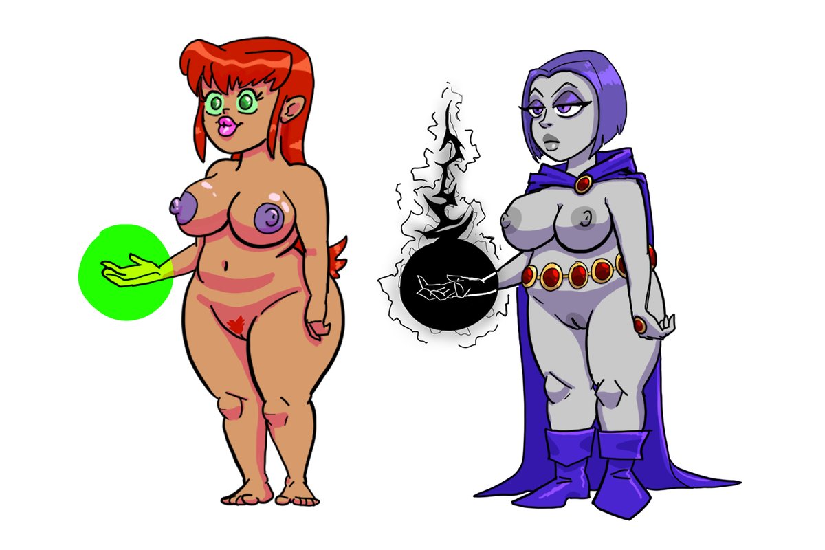 PhoenixLazerD's tweet photo. @JoyLewds Some Raven x Starfire variations I made a while back https://t.co/5QJf0w3gVm