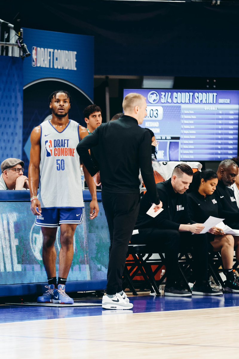 BENOOOOOO 🗣️ shout out to our very own head coach, @BenoUdrih1, for coaching at the 2024 @NBA Draft Combine!