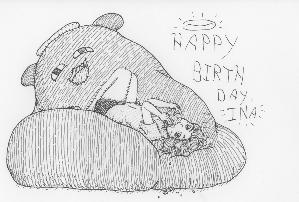 BadScribbler's tweet photo. Happy Birthday Ina!
 #BdayINA2024 https://t.co/yKCW2RQiSh