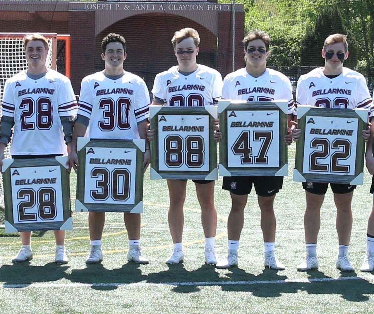 CoachWhitLax's tweet photo. Over the past 4 and 5 years this group was part of @ncaalax games in 17 states and DC.

The @bellarminelax class of 2024 set over 50 program records including the most wins by any graduating class.

Their greatest victory is the journey and greatest reward is the memories. https://t.co/rk2yLw8amV