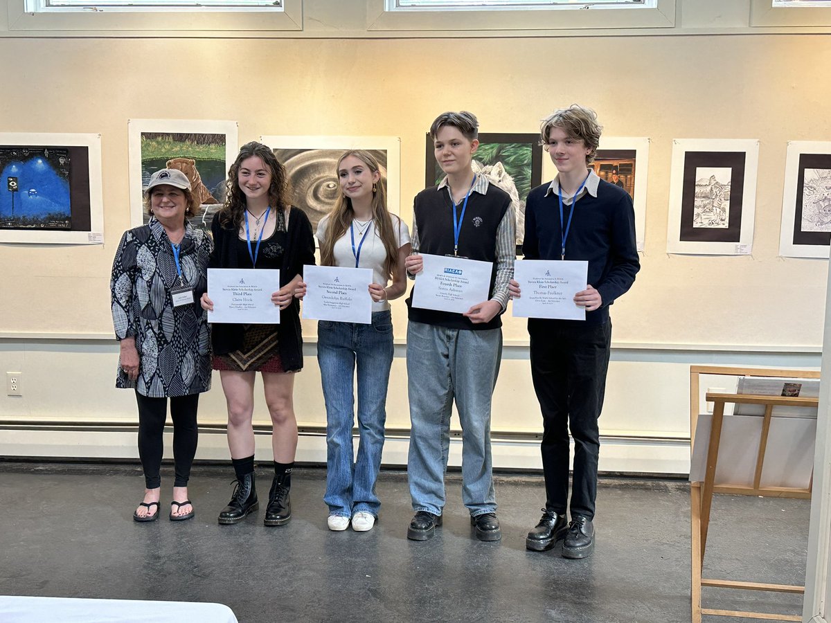 SUSAN KOLENDA (@lhs_visualart) on Twitter photo Congratulations to LHS student artist Ashman on being one of four RI high school winners of the Steven Klein scholarship this afternoon and exhibiting their work at the Wickford Art Association. #LHSRI <a href="/LFilippelli1/">LFilippelli</a> <a href="/KevinJ_McNamara/">Kevin J. McNamara</a> <a href="/KenHopkinsJr/">Ken Hopkins Jr.</a> Congratulations to LHS student artist Ashman on being one of four RI high school winners of the Steven Klein scholarship this afternoon and exhibiting their work at the Wickford Art Association. #LHSRI <a href="/LFilippelli1/">LFilippelli</a> <a href="/KevinJ_McNamara/">Kevin J. McNamara</a> <a href="/KenHopkinsJr/">Ken Hopkins Jr.</a>