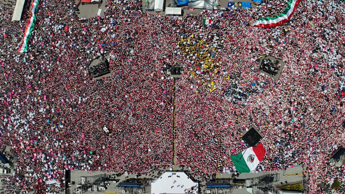 Que nos escuchen dentro de Palacio Nacional: México siempre será libre. Vamos a ganar para dar, no para recibir. Para compartir, no para arrebatar. Para respetar, no para humillar. Para unir, no para dividir. Para sanar, no para lastimar. ¡Este 2 de junio a votar para