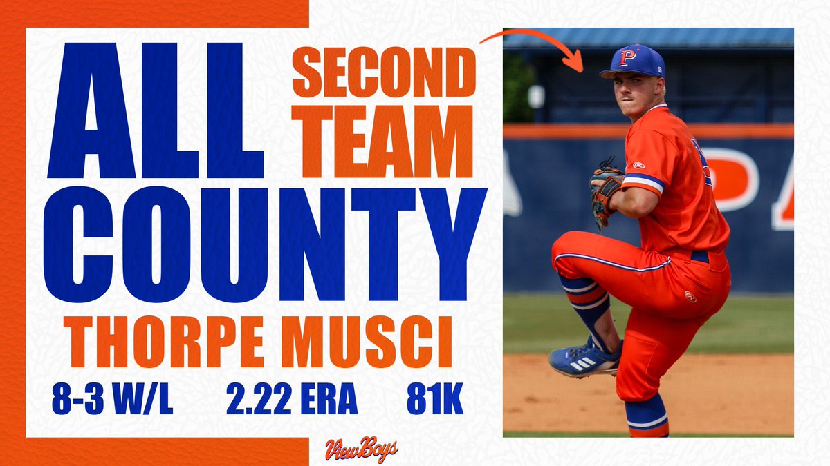 Congratulations Thorpe Musci on being named 2nd Team All County!

#ViewBoys | #Tradition