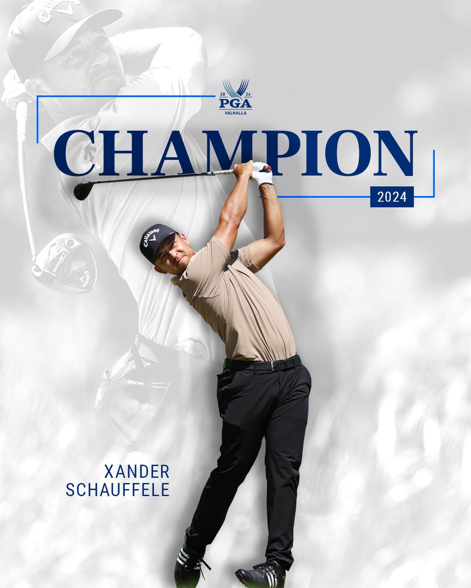 Your 2024 PGA Champion, Xander Schauffele! 🏆 #PGAChamp