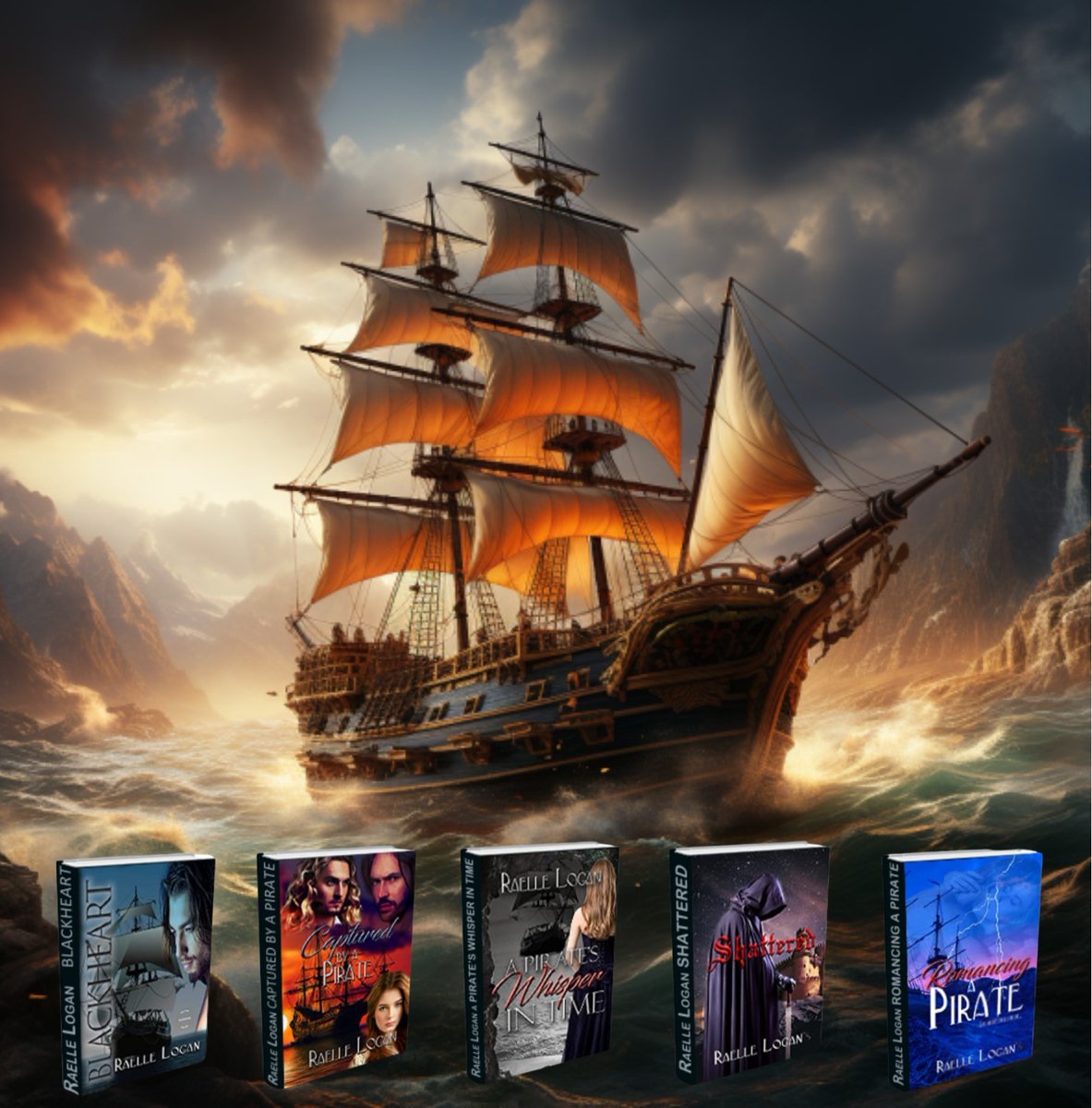 Escape into another Time with a Pirate into an Exciting, High Seas Adventure. #booklovers #books #romance #PirateBooks #romanticsuspense #historicalromance #historicalfiction #booksworthreading #RomanceReaders #BookRecommendations amazon.com/author/raellel…
