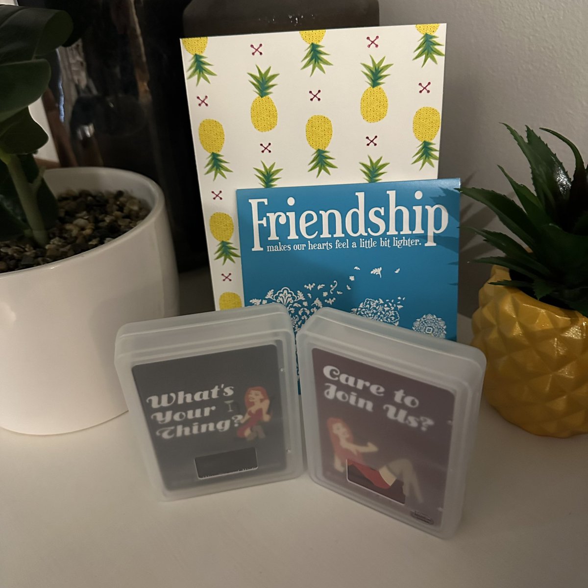 Hump Day Quickies (@humpdayquickies) on Twitter photo Our latest addition to the Sexpartment game collection, <a href="/wegottathing/">Mr and Mrs Jones</a> has 2 great card games that you need to check out! Great ice breaker and great transition games! Our latest addition to the Sexpartment game collection, <a href="/wegottathing/">Mr and Mrs Jones</a> has 2 great card games that you need to check out! Great ice breaker and great transition games!