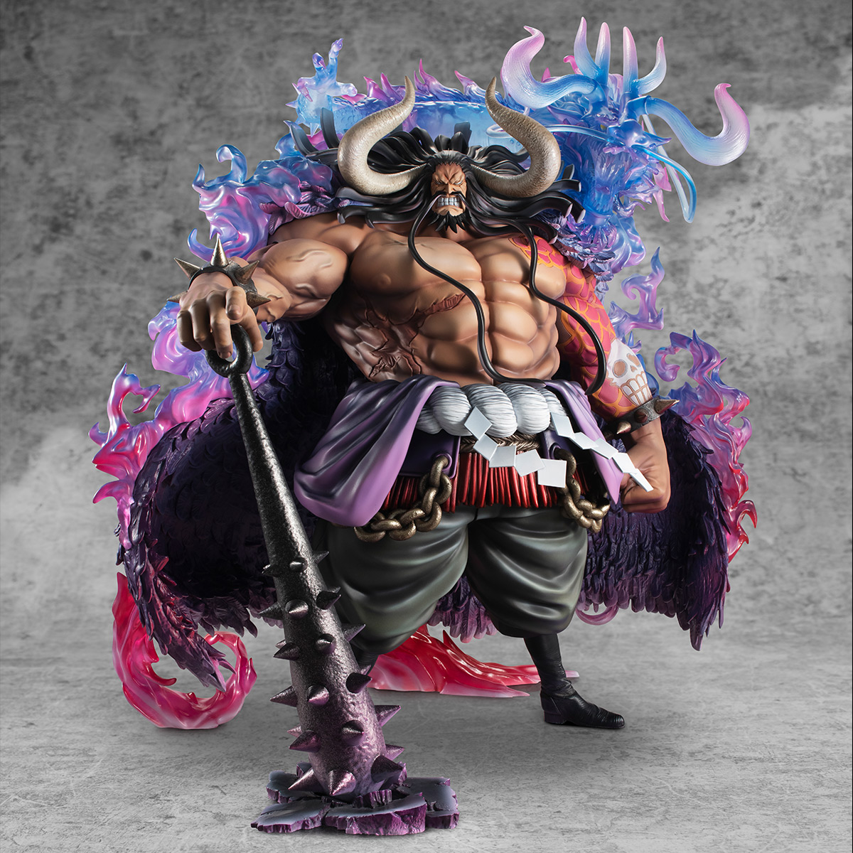 ShopCrunchyroll's tweet image. Conquer the New World with the Kaido Portrait.Of.Pirates WA-MAXIMUM limited figure from One Piece! This re-run figure brings back the fearsome Yonko in all his vibrant glory. 🔥

GET: got.cr/kaidopoprerun-…
