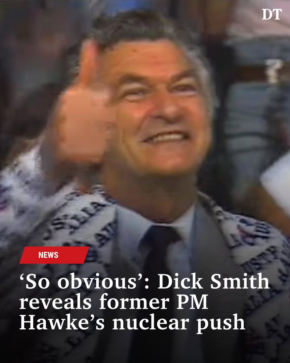 Legendary Australian businessman Dick Smith says Bob Hawke once told him atomic energy was the “obvious” solution to the nation’s energy needs. FULL STORY: bit.ly/3QQOMhC
