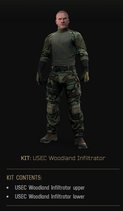 Giveaway 1 USEC Woodland Infiltrator code.

- Like 
- Follow  
- Retweet