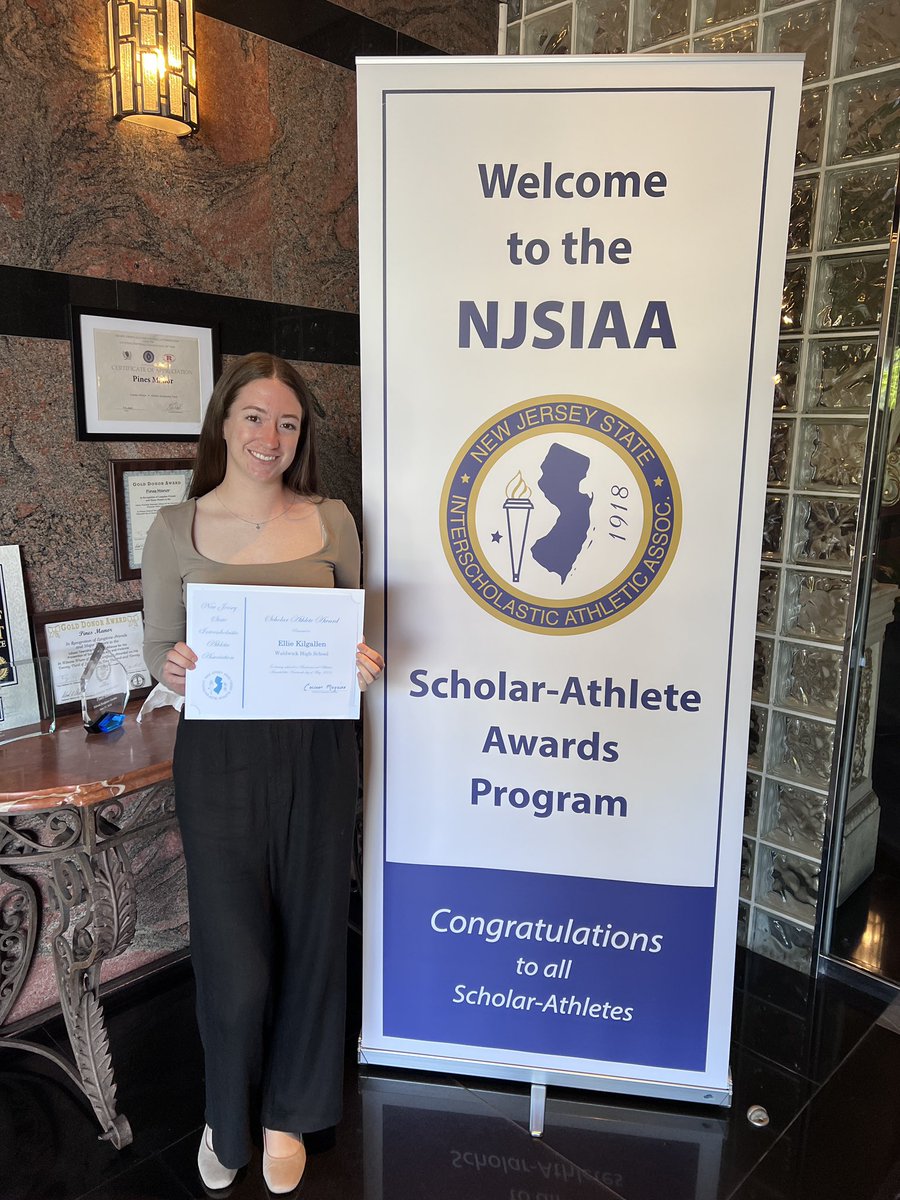 Scholar Athlete Awards today! Way to go Ellie!