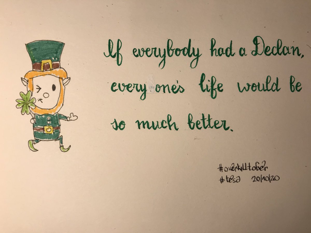 Best wishes tomorrow and take care <a href="/dequinn/">Declan 'Creaky' Quinn</a>! 🐜💚
#showthecreakylove 
#TESD174 #TESD 
(as listened on #TESD598)