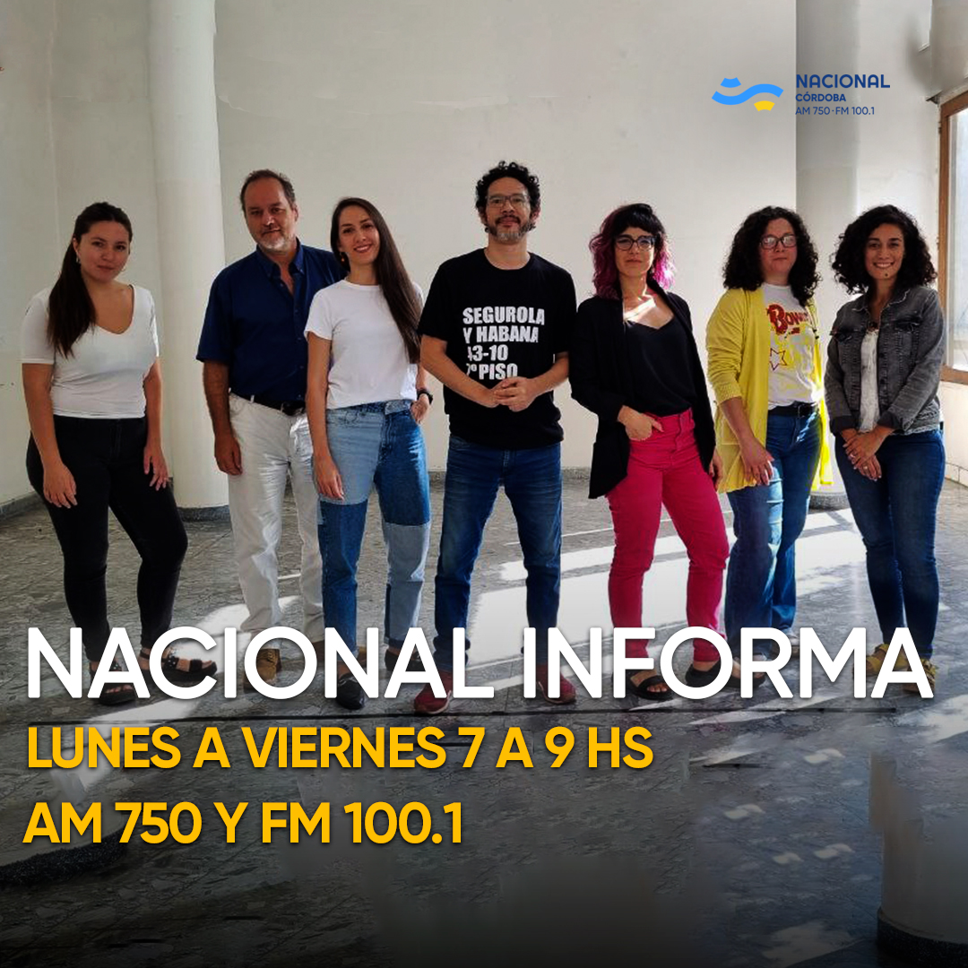 #Aire
📢#NacionaInforma con
🎙<a href="/PaulidelSur/">Paula Hernández</a> <a href="/elnicofassi/">Nico Fassi</a>
📱<a href="/Pierinapropato/">Pierina Propato</a> ⚖<a href="/mariaesteromero/">Maria Ester Romero</a>
💰<a href="/javidepas/">Javier De Pascuale</a> 🎭<a href="/FrancaChafi/">Franca Chiafitella</a>
⚽José Luis Romero 📞<a href="/bararias/">Barbara Arias</a>
🗣️Flavio Solana 🎚<a href="/IruBrito/">La Fea Durmiente</a>

📻AM 750 - FM 100.1
💻onx.la/0c104
📲onx.la/9b549