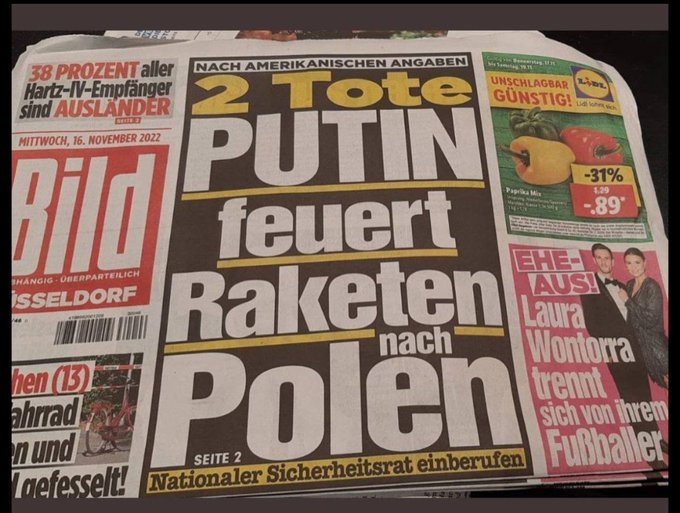 Deutscher Journalismus ist nur noch einen kleinen Schritt vom Boulevard entfernt. Lustige Sterndeutungen, erfundene Geschichten und kollektives Beten für den Endsieg ! ) #Tagesschau #ZDFheute #Lanz #Ukraine #ORF #OE24 #Klenk #ntv