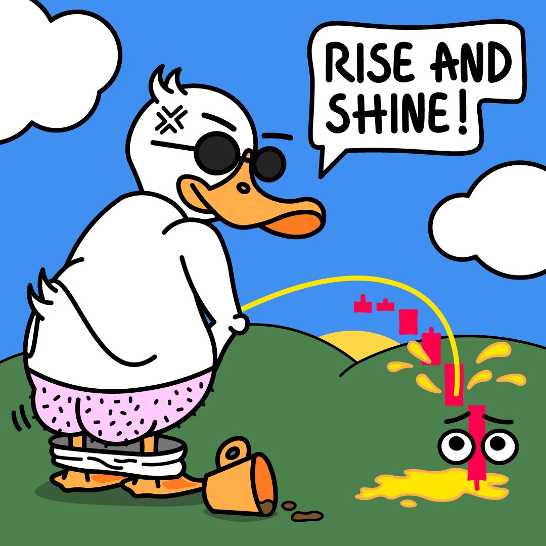 Rise and shine! Waddle doesn’t give up and neither should you 🫵🦆☀️ #GMB