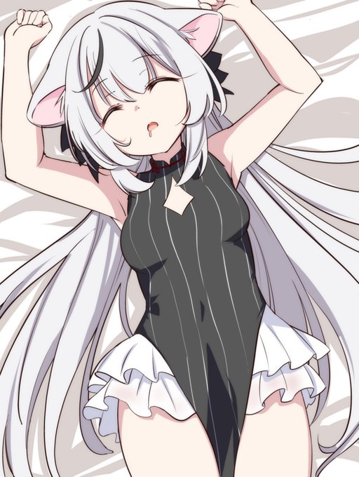 おはココナちゃん
万歳してすやすやココナちゃんです

#ブルアカ 