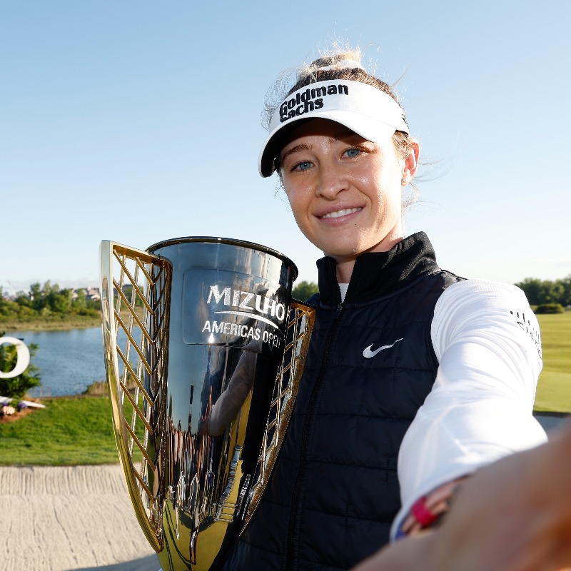 The smile of a 14x LPGA Tour winner 😆 #LPGAWinnerSelfie