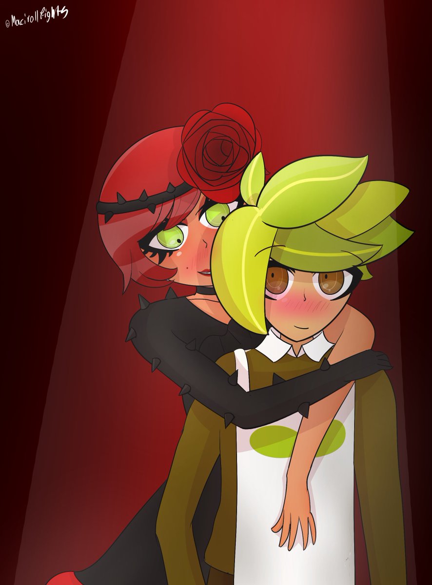 Herb cookie x tango cookie You know I find this one cute and a bit funny because, If I remember, Herb cookie lost to her at the cookie run voting thing back in 2020-2021, Good times, but yeah enjoy! #cookierun