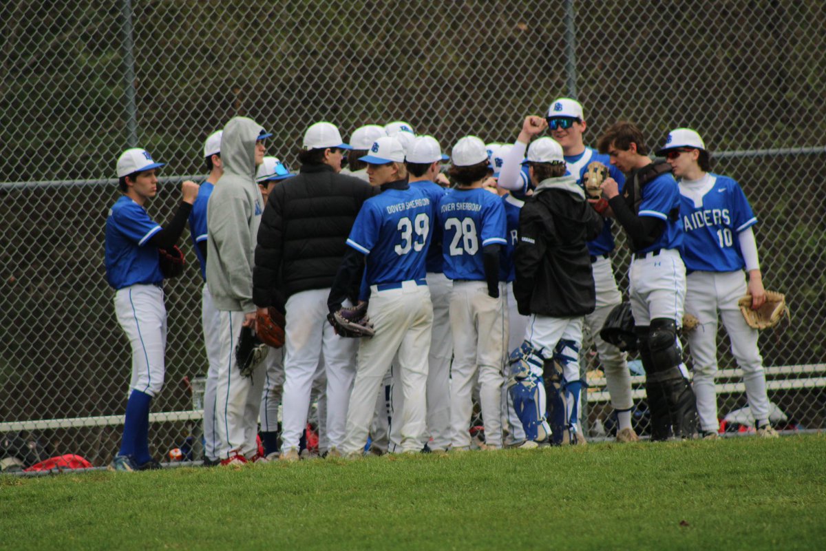 Tomorrow at 4:00 our game against Medway, will be Senior Day the DS Baseball field to celebrate our 6 Seniors: Rohan Bahadur, Chris Kiesling, Gavin Lynch, Calvin Roman, Grant Wyers and Brian Olson!

Big week ahead as we wrap up our Regular Season! Let’s Get to Work! #DontFlinch