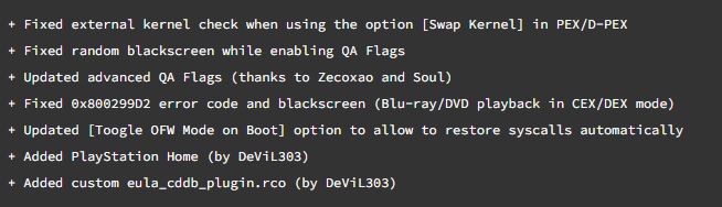 CFW Evilnat 4.91.2 [BETA 9] released, variants noBD/noBT/Overclock not available yet 

‼ Now while enabling QA Flags if you use the advanced mode it will use EID0, and basic mode will use EID5 to get IDPS ‼ 

Thanks to @notnotzecoxao for testing it!

mega.nz/folder/BYcHHbR…