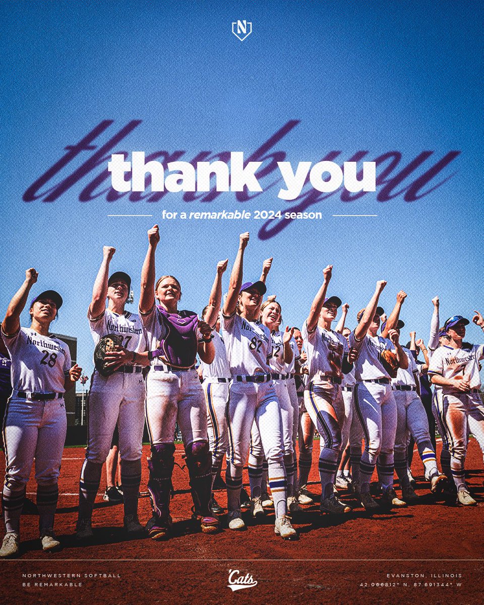 A Season to Remember 💜

Thank you to our entire Northwestern community for your support along the way.

#GoCats | #BeRemarkable