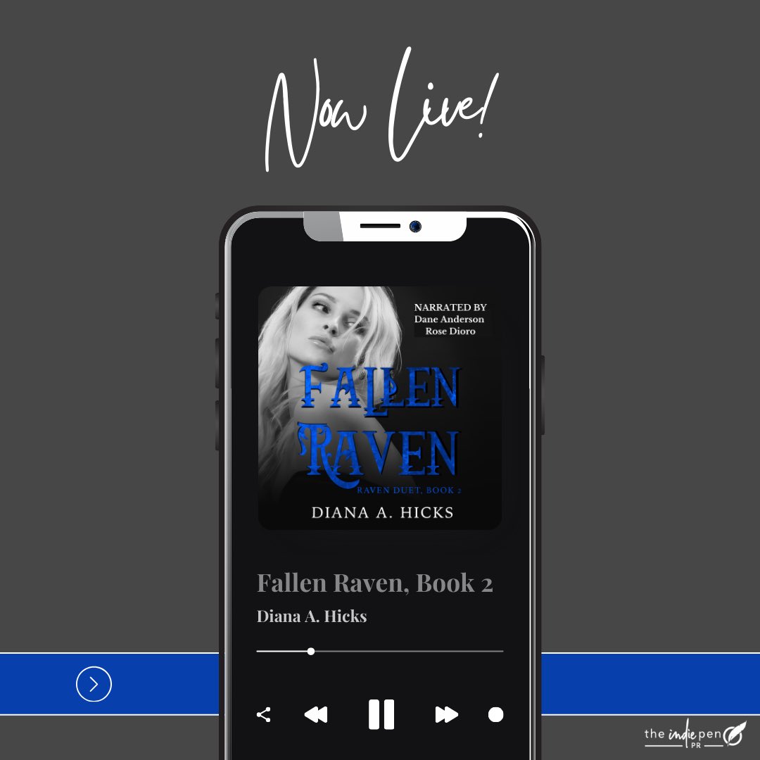 The Ruthless Don Enzo Alfera gets what he wants… And he wants me.@diana_hicks brings you the audiobook for Fallen Raven, Book 2, a must-read steamy, star-crossed lovers, #ForbiddenRomance! #OneClick→ geni.us/fallenraven2  #FallenRavenBook2