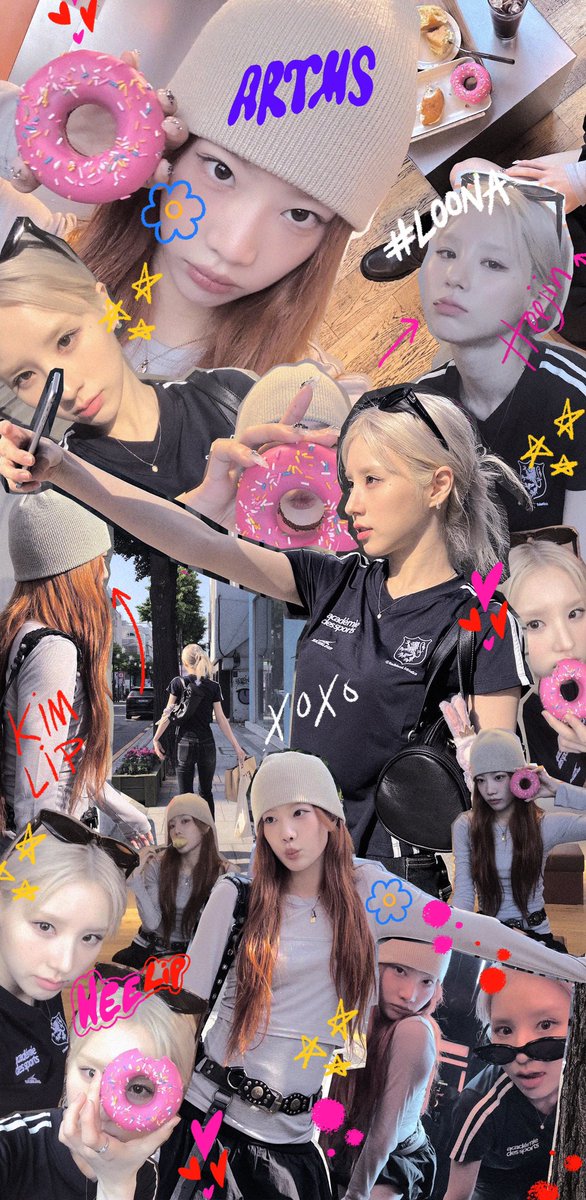 HEELIP wallpaper collage by SHEEP! 🦷 

[🐰🦉]

#LOONA #ARTMS #HEEJIN #KIMLIP @official_artms