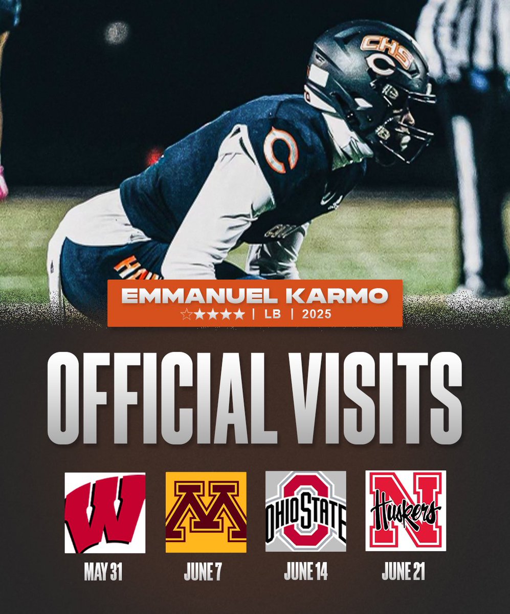 Below is my upcoming official visit schedule. Even though I'm proudly committed to the Gophers, I believe it's important to explore all my options and ensure I'm making the best decision for my future. @TPatt17 @77williehoward @AllenTrieu #AGTG