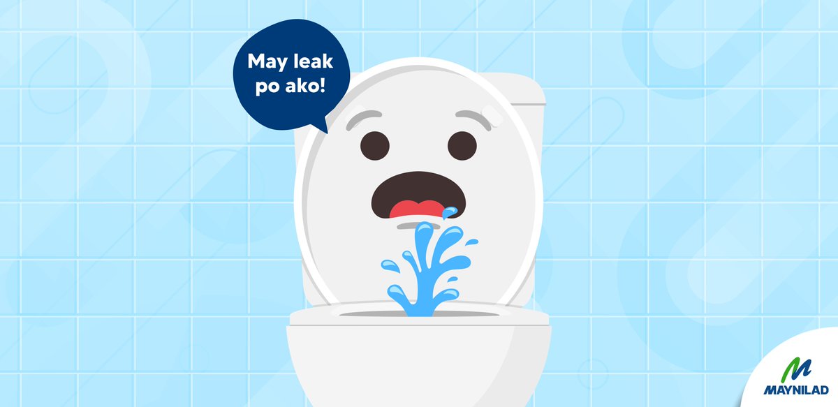 Check your toilets for any leaks para makaiwas sa sayang na tubig! Kapag may leak, siguraduhing ipaayos na kaagad sa plumber niyo! #TubigSavvyTips