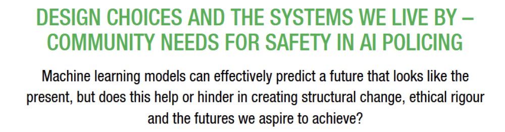 Bridget Harris (@drbridgetharris) on Twitter photo 23/5 @MonashDFI <a href="/AilecsLab/">AiLECS Lab</a> 'Design choices & the systems we live by: Community needs for safety in #AI #Policing' free event: Grace Tame @ GT Foundation, Vicki Sentas <a href="/UNSWLaw/">UNSW Law & Justice</a>, Elena Campbell & Stan Winford @InnovateJustice, Reuben Stanton @ Paper Giant shorturl.at/B6fgx 23/5 @MonashDFI <a href="/AilecsLab/">AiLECS Lab</a> 'Design choices & the systems we live by: Community needs for safety in #AI #Policing' free event: Grace Tame @ GT Foundation, Vicki Sentas <a href="/UNSWLaw/">UNSW Law & Justice</a>, Elena Campbell & Stan Winford @InnovateJustice, Reuben Stanton @ Paper Giant shorturl.at/B6fgx