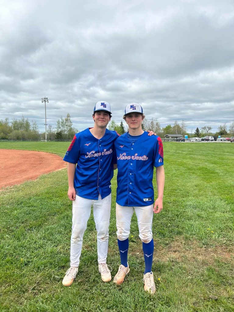 NO-NO ALERT!!! Congratulations to <a href="/Tmitchell2807/">Thomas Mitchell</a> and @Noah25667494 on their combined No-Hitter vs Truro. The righty duo struck out a combined 15 Bearcat hitters