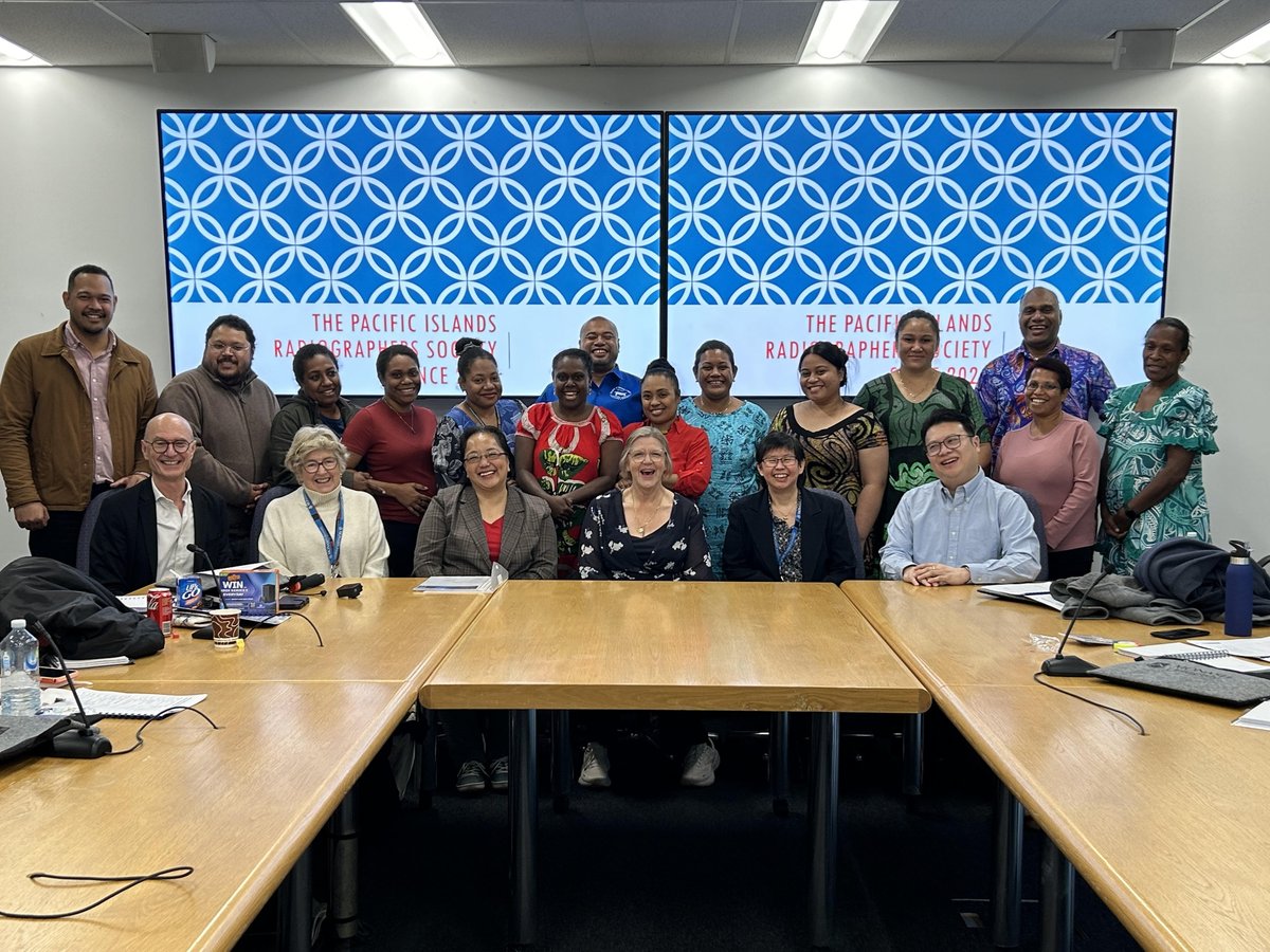 Great to have @ASMIRTorg  with us for the final day of the IAEA-Monash Level 2 Leadership workshop and the forming of the Pacific Islands Radiographers Society :)