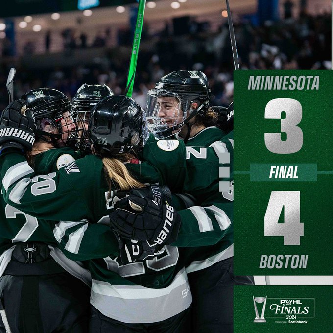 Final score: Minnesota 3, Boston 4