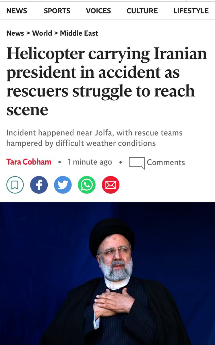President of Iran’s helicopter crashed, King of Saudi Arabia is hospitalized Bashar al-Assad better lock himself in a padded room at this point .. security definitely needs to be on point