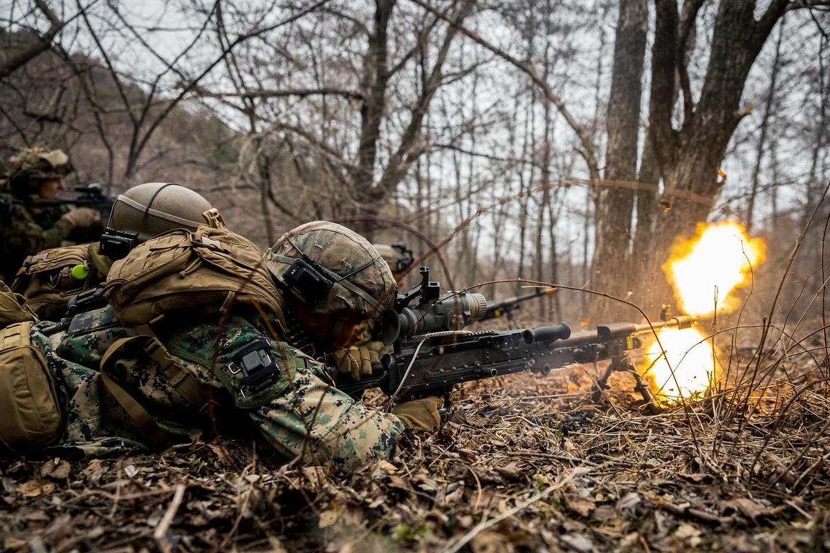 Our #Marines rehearse simulated force-on-force training at Korea Combat Training Center, South Korea. Warrior Shield 24 provides the U.S. and ROK Marines the opportunity to rehearse combined operations and demonstrate the strength and capability of the U.S. and ROK alliance.