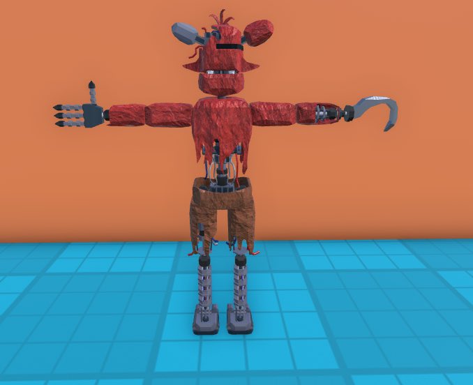 JazzyButCooler's tweet image. Finished making withered foxy! #fnaf #fnaf2 #robloxstudios #roblox #robloxfnaf #witheredfoxy